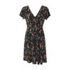 Black Floral Midi Dress