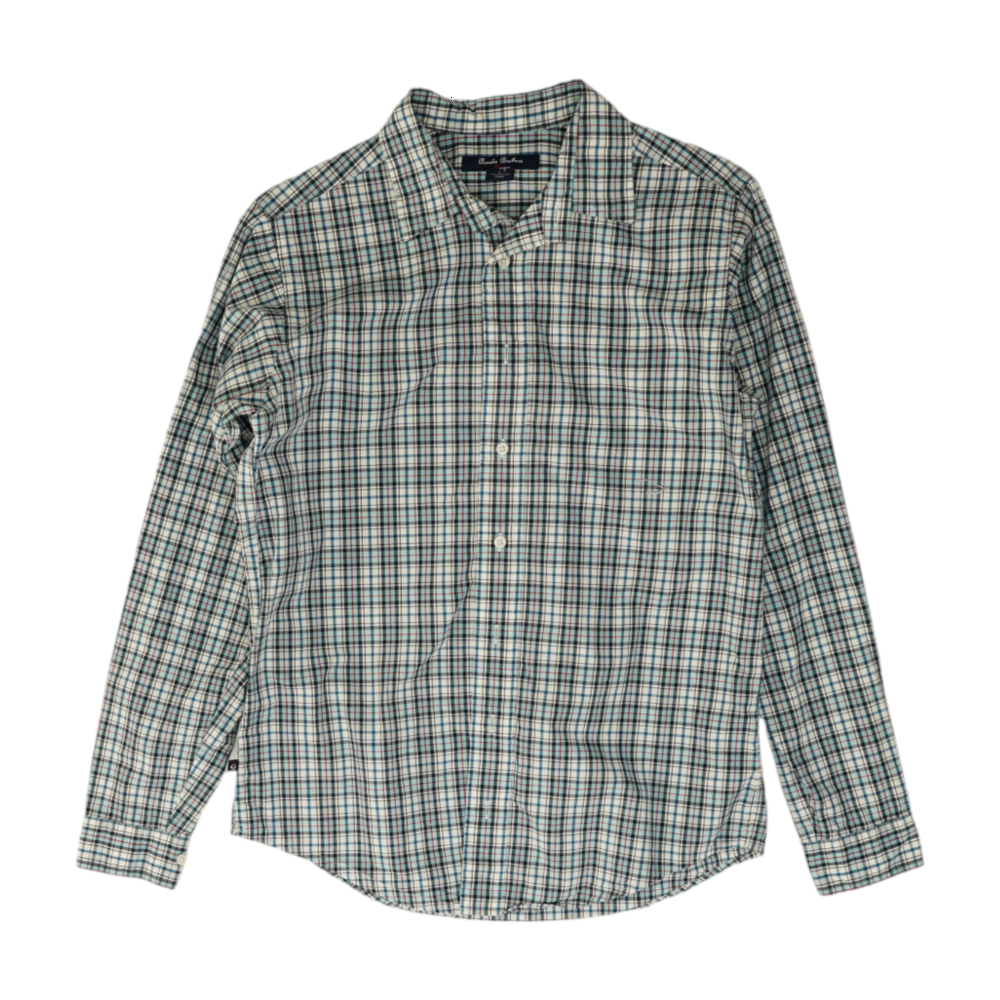 Multi Plaid Long Sleeve Button Down