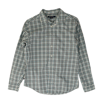 Multi Plaid Long Sleeve Button Down