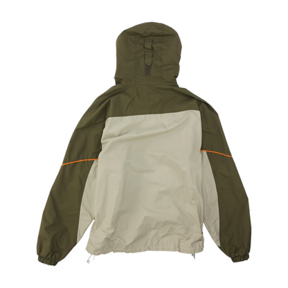 Vintage Olive Color Block Jacket