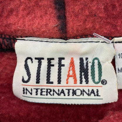 Vintage Red Check Sweatshirt Pullover