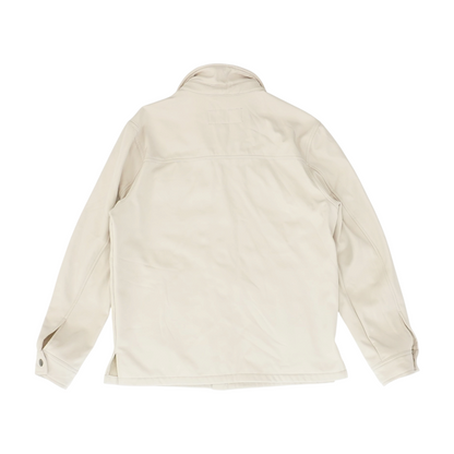 Beige Solid Jacket
