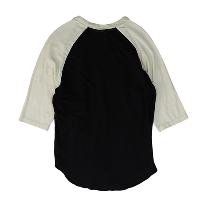 Black Color Block Raglan T-Shirt