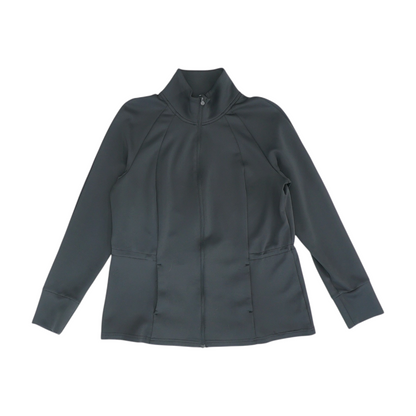 Black Solid Active Jacket