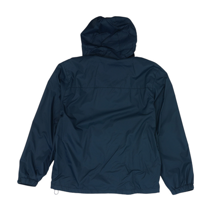 Navy Solid Rain Jacket