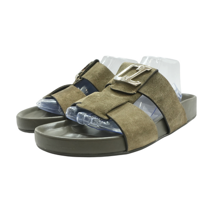 Brown Dhabubizz Suede Sandals