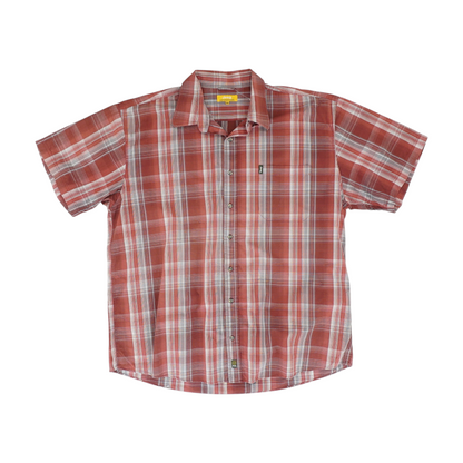 Red Plaid Long Sleeve Button Down