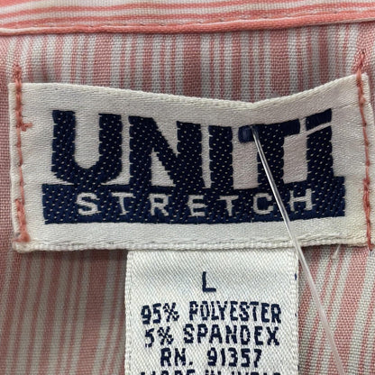 Vintage Pink Striped Button Down