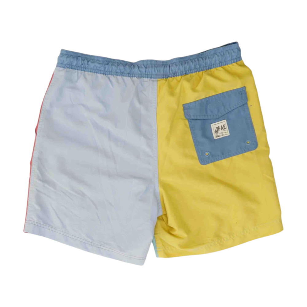 Multi Color Block Swim Bottom
