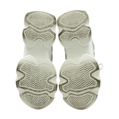 Silver Athletic Shoes
