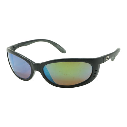 Black Fathom Oval Sunglasses