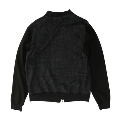 Black Color Block Jacket