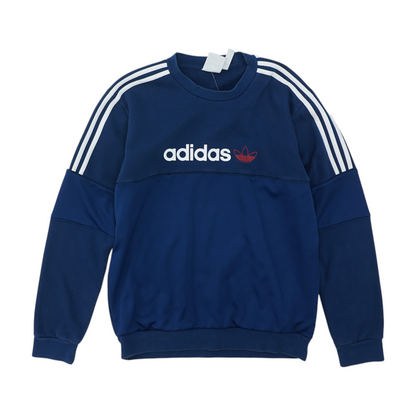Navy Solid Sweatshirt Pullover