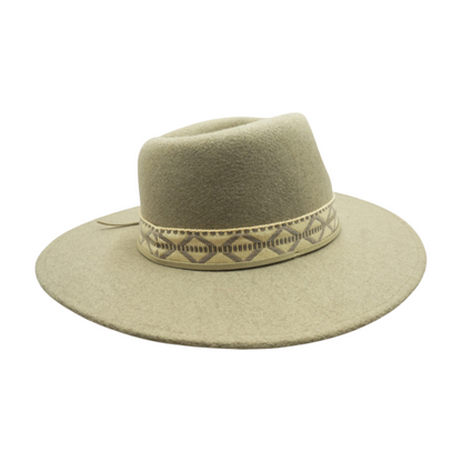 Beige Western Hat