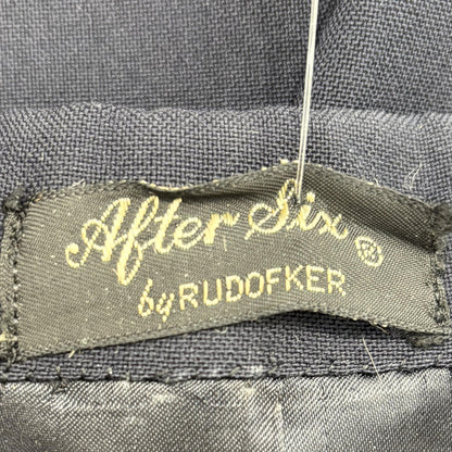Vintage Navy Short Solid Suit Jacket