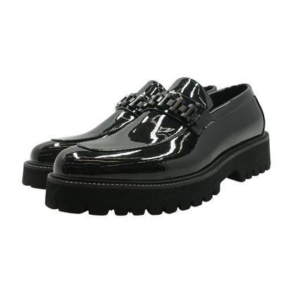 Black Slip-On Dress Shoes