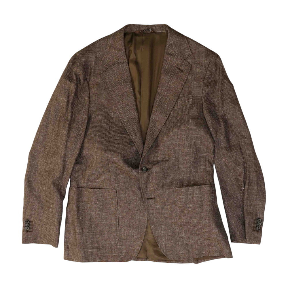 Brown Plaid Sport Coat