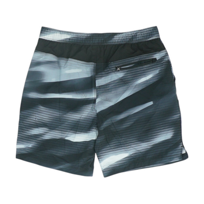 Black Graphic Swim Bottom