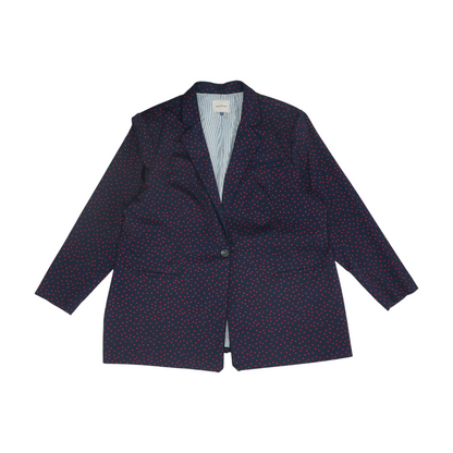 Navy Plus Polka Dot Blazer
