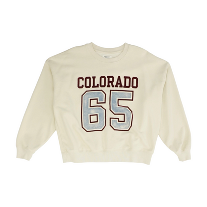 Beige Solid Sweatshirt Pullover
