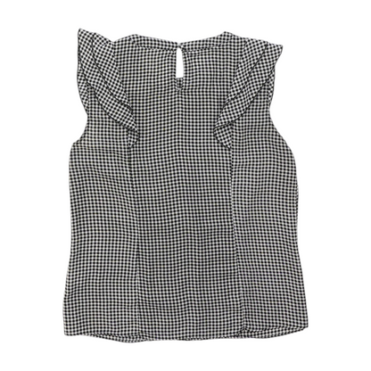 Black Houndstooth Blouse