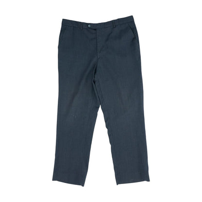 Black Solid Dress Pants