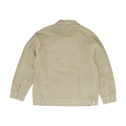 Beige Solid Blazer