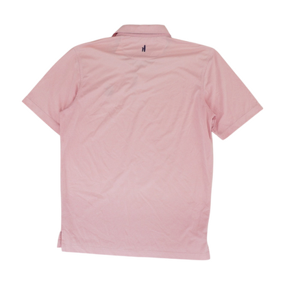 Pink Solid Short Sleeve Polo