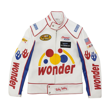 White Abstract Jacket