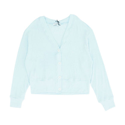 Blue Cardigan Sweater
