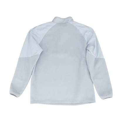 Gray Solid 1/4 Zip Pullover