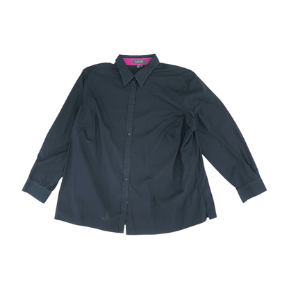 Black Plus Button Down