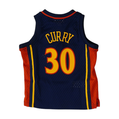 Boys' Navy Golden State Warriors Sleeveless Jersey