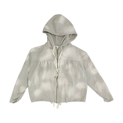 Gray Tie-Dye Active Jacket