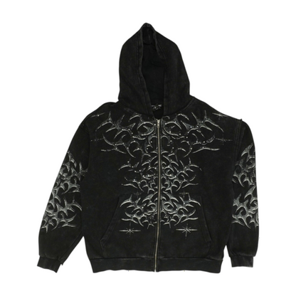 Black Graphic Jacket