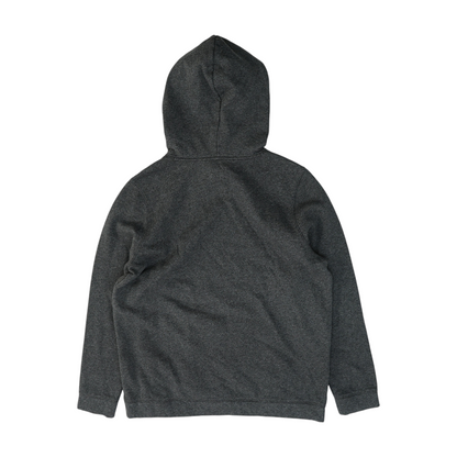 Charcoal Solid Hoodie Pullover