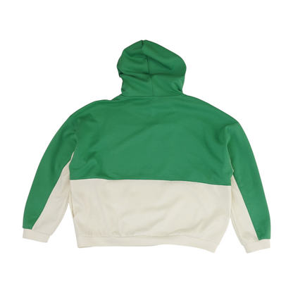Green Color Block 1/4 Zip Pullover