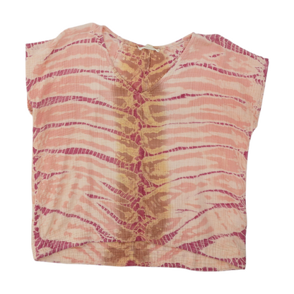 Pink Tie-Dye Blouse