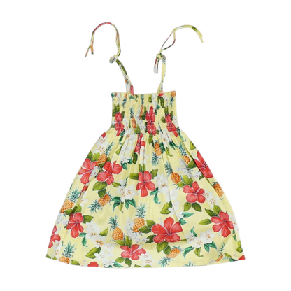 Yellow Floral Dress