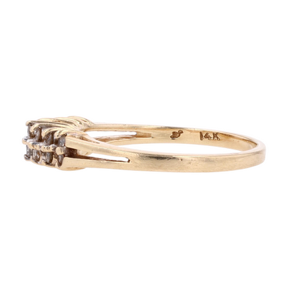 1/8 ctw 14K Yellow Gold Diamond Band Ring
