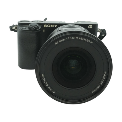 A6000 Mirrorless Camera with AF 16mm f/1.8 Lens