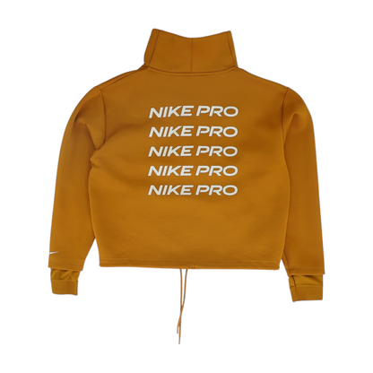 Brown Solid 1/4 Zip Pullover