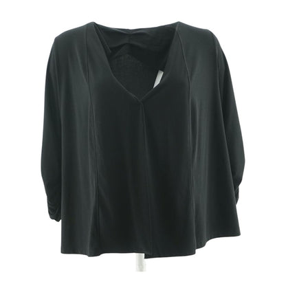 Black Solid Cardigan Sweater