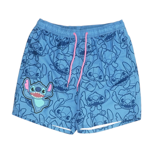 Blue Graphic Swim Bottom