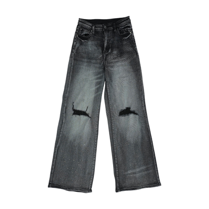 Blue Wide Leg Jeans