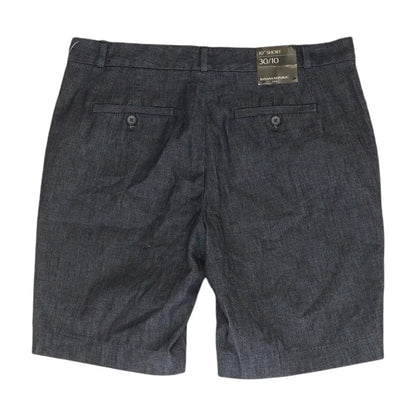 Navy Solid Chino Shorts