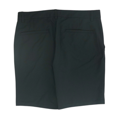 Black Solid Active Shorts