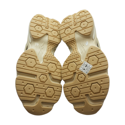 Beige Low-Top Athletic Shoes