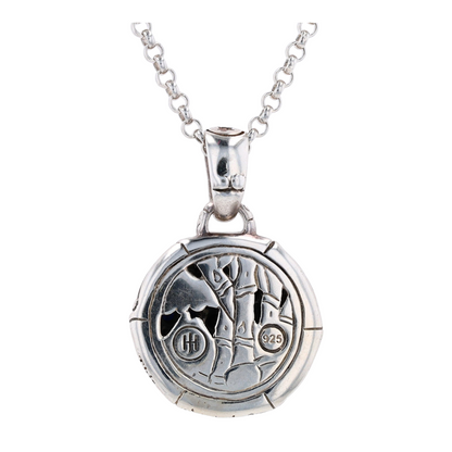 Sterling Silver Sapphire Pendant Necklace