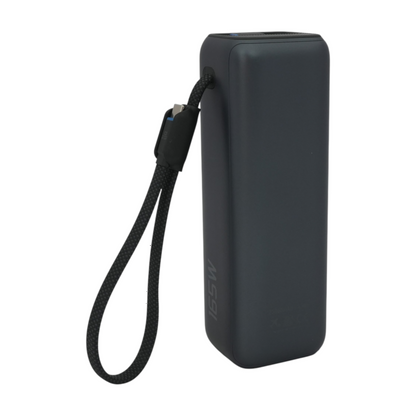 25K 165W Power Bank With Built in Retractable Cables
